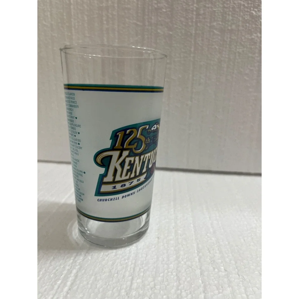Officially Licensed Kentucky Derby 135 Mint‎ Julep Glass Souvenir Horse Racing